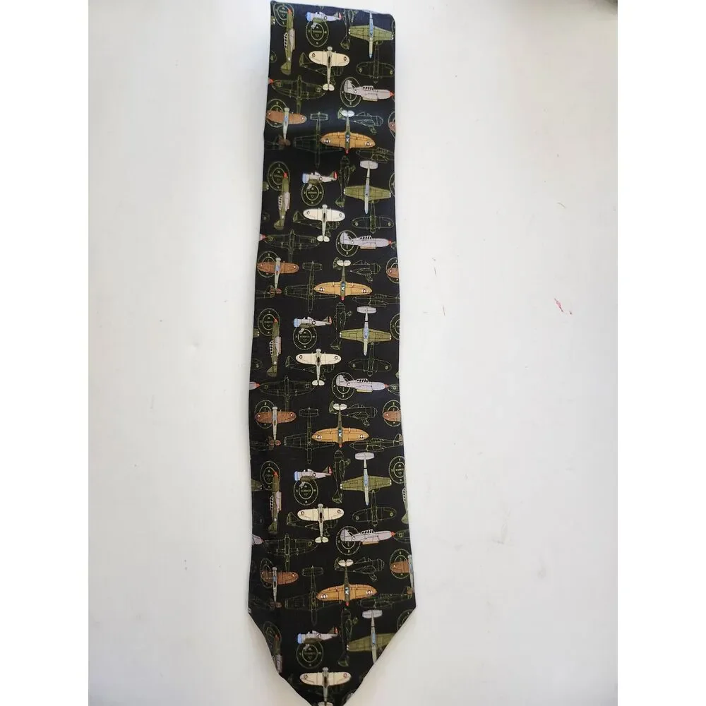 The Tie Studio Aviation Tie 100% Silk B1